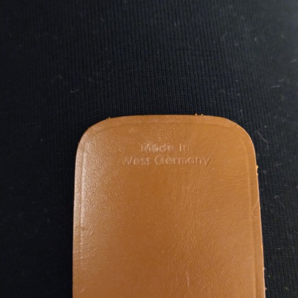 Leather Mountie RCMP book mark made in West Germany - Picture 6 of 13